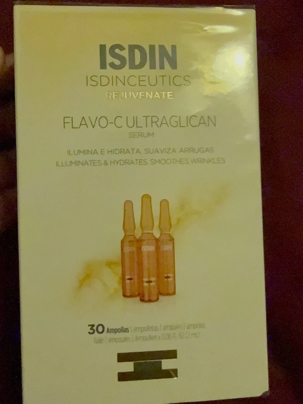 Isdinceutics Flavo-C Ultraglican Serum Ampoules - Gold